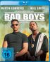"BAD BOYS" über zwei Männer in schwarzer Kleidung mit Sonnenbrille, blauer Blu-ray-Hülle, FSK 16 Symbol., Blu-ray Disc