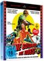 Text: "KULT-KLASSIKER", "UNGSCHNITTEN", "DIE SÖLDNER DES TODES", "Regie: Alan Birkinshaw", "2 DISC EDITION", "UNCUT FASSUNG". Eine aufregende Illustration mit Soldaten im Dschungel., 1 Blu-ray Disc und 1 DVD