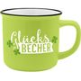 : Gruss und Co 45782 Glücksbecher, New Bone China Porzellan, 35 cl, Div.