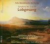 Felix Mendelssohn Bartholdy, Symphony No. 2 op. 52 Lobgesang; Landschaftsgemälde mit Bergen und Küste bei Sonnenaufgang.