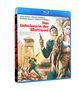„Das Geheimnis der Blutinsel“. Illustration: Soldat mit Frau in zerrissener Kleidung, Wachtturm, Soldaten mit Waffen., Blu-ray Disc