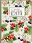 „Meine liebsten Rezepte“ in schwarzer Schrift. Illustration mit Kirschen, Blumen und grünen Blättern., Diverse