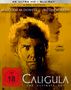 „CALIGULA: THE ULTIMATE CUT“ steht vor einem Gesicht mit Lorbeerkranz, neben „FSK ab 18“. Namen: MALCOLM McDOWELL, HELEN MIRREN.