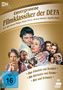 "Unvergessene Filmklassiker der DEFA" oben, darunter "Das Fräulein von Scuderi", "Die Kartause von Parma", "Rot und Schwarz". Verschiedene Personen in historischer Kleidung. FSK 16 Symbol unten links., 3 DVDs