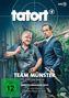 Text: "Tatort", "TEAM MÜNSTER", "Thiel und Boerne", "Ermittlungsjahr 2024", "FSK ab 12".  
  
Zwei Männer, einer im Anzug, der andere in Arbeitskleidung mit Werkzeug., DVD