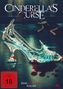 Text: "Cinderella's Curse", "FSK ab 18", "Eine blutrote Nacht".  
Ein glitzernder Glasschuh mit Blutstropfen, im Hintergrund eine liegende Person., DVD