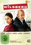 "WILSBERG" in weißem Text auf rotem Banner, zwei Personen Rücken an Rücken, eine Frau und ein Mann, darunter weitere Namen., DVD
