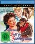 Oben steht "CLASSICS", darunter "Was eine Frau im Frühling träumt". Illustration von Menschen in romantischen Szenen., Blu-ray Disc