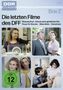 „Die letzten Filme des DFF. Mäuselaufrad, Szenen einer glücklichen Ehe, Pause für Wanzka, Silberdistel, Gänsehaut.“  
Vier Filmszenen. FSK 12., 2 DVDs