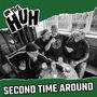 "ON THE HUH", "SECOND TIME AROUND". Vier Männer sitzen an einem Tisch mit Gläsern, einer imitiert eine Grimasse., LP