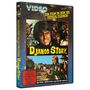 "DJANGO STORY", nicht freigegeben unter 18 Jahren, Western-Szenen mit dramatischer Action, Mann mit Gewehr im Fokus., DVD