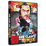 DVD-Hülle mit dem Titel „Der Clan der Ninja“. Roter FSK-18-Warnhinweis. Illustration von Kampfszenen und Ninja-Kämpfern., DVD