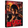 DVD-Cover: "CAGE - DER KICKBOXER". Oben Darstellernamen, Warnhinweis: "Nicht freigegeben unter 18 Jahren". Ein Mann in Boxpose., DVD