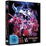 "PUPPET MASTER VS Demonic Toys" steht in roter und weißer Schrift. Illustration gruseliger Puppen und Figuren. FSK 16., Blu-ray Disc