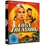 "Lost Treasure", Nicolette Sheridan, Stephen Baldwin, FSK 16. Regie: Jim Wynorski. Zwei Menschen vor einem Dschungelhintergrund., Blu-ray Disc