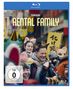 "RENTAL FAMILY" steht groß oben. Menschen in bunten Tierkostümen lächeln fröhlich in einer lebhaften Szene., Blu-ray Disc