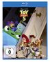 „FSK ab 0 freigegeben“, „Disney Pixar Toy Story 5“. Figuren spähen vorsichtig hinter einer Tür hervor., Blu-ray Disc