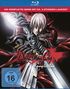 „Die komplette Serie mit ca. 5 Stunden Laufzeit“, „Devil May Cry Komplettbox“. Ein Anime-Charakter mit Schwert und weißem Haar., 2 Blu-ray Discs