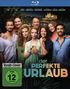 Text oben: Florian David Fitz, Frederick Lau, Diana Amft, Karoline Herfurth, Wotan Wilke Möhring, Jessica Schwarz, Jella Haase, Elyas M’Barek. Text Mitte: "der perfekte Urlaub". Vorne stehen lächelnde Menschen, eine Frau hält ein Handy. Unten links: "FSK ab 12 freigegeben"-Logo. Im Hintergrund sind Palmen und eine nächtliche Stadtansicht., Blu-ray Disc