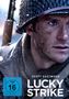 „Scott Eastwood, One Man’s Fight to Survive, Lucky Strike, Inspired by True Events, Only in Theaters June 26“; ein Soldat., DVD