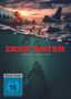 Texte: Aaron Eckhart, Ben Kingsley, DEEP WATER - UMRINGT VON HAIEN. Szene: Flugzeugwrack im Wasser, Haie darunter., DVD