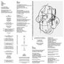 Texte: "A1 THE ONES ADORNED WITH FIRE", "A2 XENOGRAFT", "A3 MISTER SWEET", "A4 MOOD SWINGS", "B1 PENILE VITILIGO", "SUTJA GUTIÉRREZ – ASYSTOLE FLATLINE". Skizze eines expressiven Gesichts., LP