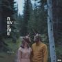 Text: "REVERIE", "Ori Kaplan", "Lihi Melamed", "Reverie". Zwei Personen mit Tiermasken im Wald, mystische Stimmung., LP