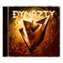 "Dynazty" steht oben in goldener Schrift, darunter "Firesign". Ein großes, geometrisches Symbol auf feurigem Hintergrund., CD