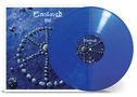 "Enslaved", "Mið", blaues Vinyl. Kreis aus Steinen auf blauem Hintergrund.