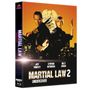 "Martial Law 2: Undercover" ist auf einem DVD-Cover zu sehen. Zwei Ermittler posieren vor einem orangefarbenen Hintergrund., 1 Ultra HD Blu-ray und 1 Blu-ray Disc