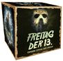 "FREITAG DER 13. ORIGINAL CRYSTAL-LAKE-EDITION Teile 1-8 plus Killer-Cut des Remakes." Eishockeymaske, unheimliche Atmosphäre., 9 Blu-ray Discs