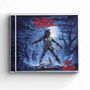 "Ruthless" oben, "Curse of the Beast" unten. Illustration: Wolfsmensch, Vollmond, leblose Person, düsterer Wald., CD