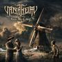 Text: "Vanaheim", "Roede voor de Borst". Eine Windmühle in dunkler Landschaft mit drei Personen in traditioneller Kleidung., CD