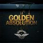 "Golden Absolution" in goldener Schrift über einem Verstärker. Unten ein Logo mit Flügeln und dem Text "Sergeant Steel"., CD