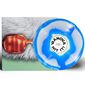Text: "VIANOVA HIT IT!" Eine blau-weiße Vinyl-Schallplatte überdeckt ein Bild mit runder, roter Brille auf Fell., LP
