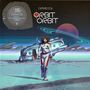 "Caparezza ORBIT ORBIT." Ein Astronaut läuft vor einem Raumschiff, Saturn im Hintergrund. Sci-Fi-Illustration., 2 LPs