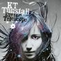 Text: "KT Tunstall, Eye to the Telescope." Schwarz-weißes Portrait mit buntem, galaxieartigem Haar., 2 CDs