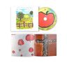 "Echo and the Bunnymen", "Apples for Isaac". Illustration mit Apfelbaum, Zaun und Apfel auf dem CD-Cover., CD