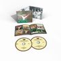 CDs "Emerson, Lake & Palmer" zeigen Alben und ein Booklet mit Bildern und Text, darunter Bandfotos und Cover alter Alben.