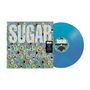 "SUGAR" und "File Under: Easy Listening" auf farbig gemustertem Cover. Nebenbei eine blaue Vinylplatte., LP