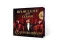 "Helmut Lotti goes Classic" steht auf einem CD-Cover. Ein Musiker mit erhobenen Armen vor einem Orchester.