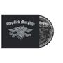 „Dropkick Murphys“, „The Meanest of Times“. Illustration eines Adlers mit Schild und keltischem Knoten.