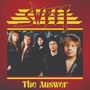 „SWEET“ und „The Answer“. Foto einer Band mit fünf Männern vor dunklem Hintergrund. Logo oben, Titel unten., CD