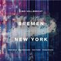 "TIMO VOLLBRECHT: BREMEN NEW YORK. Ralph Alessi, Elias Stemeseder, Chris Tordini, Thomas Strønen. Abstrakte, bunte Streifen.", CD