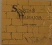 "SPARTAN WARRIOR" oben in großen Buchstaben, darunter "STEEL n' CHAINS". Hintergrund: Illustrierte Ziegelwand., CD