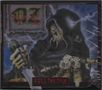 Die Illustration zeigt "OZ" oben, "ROLL THE DICE" unten, einen Sensenmann mit Würfeln und einem Schwert., CD