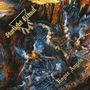 Text: "Starlight Ritual", "Rogue Angels". Gemälde mit muskulösen Engeln und Schwertern vor dramatischer, felsiger Kulisse., LP