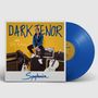 Texte: DARK TENOR, xoxo Billy Andrews, Symphonica. Eine Person in blauer Jacke sitzt umgeben von Musikinstrumenten., LP