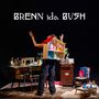 BRENN ida BUSH. Person trägt ein Puppenhaus, umgeben von kreativen Gegenständen und Möbeln auf einem Teppich., 2 LPs