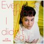 Text: "Everything I didn't say" und "Liv Solveig". 
Eine Person liegt auf gelbem Stoff, schaut nach oben., LP